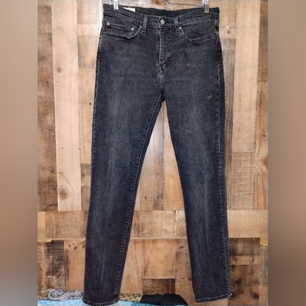 Levi's 511 Mens Black Jeans W34 L34